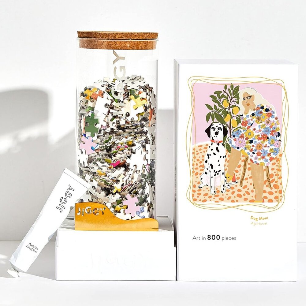 DOG MOM JIGGY Jigsaw Puzzle Wall Art 800 Piece Decorative Artwork Puzzle NEW